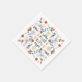 Serviette En Papier Serviettes de vacances inspirées de Scandi (Coin)