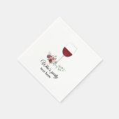 Serviette En Papier serviettes de vin rouge (Coin)
