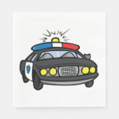 Serviette En Papier Serviettes de voiture de police (Devant)