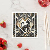 Serviette En Papier Serviettes décoratives Abstraites (En situation)