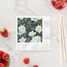Serviettes Délicate Florale Allure