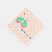 Serviette En Papier Serviettes design avec cactus (Coin)