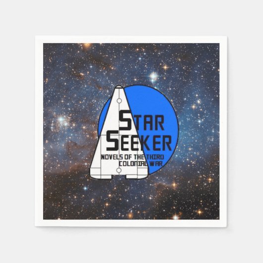 Serviette En Papier Serviettes d'espace papier - Étoile/Galaxie avec l (Devant)