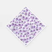 Serviette En Papier Serviettes d'été à fleurs violettes - Coffre-fort (Coin)