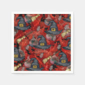 Serviette En Papier Serviettes d'Halloween (Devant)