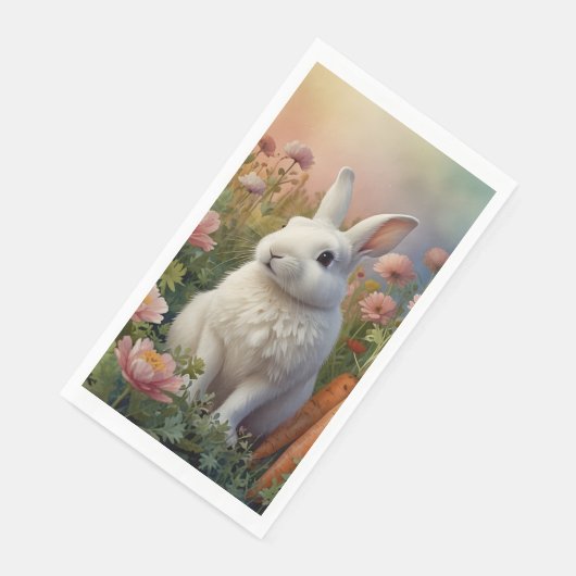 Serviette En Papier Serviettes d'hôtes Blossom Bunny & Carrot Patch (Coin)