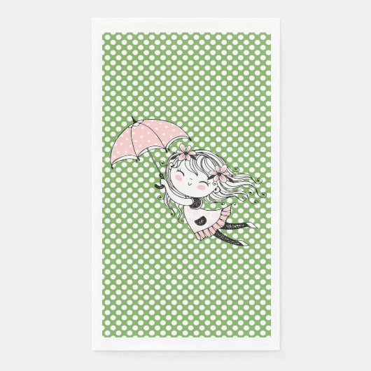 Serviette En Papier Serviettes d'hôtes en papier baby shower (Devant)