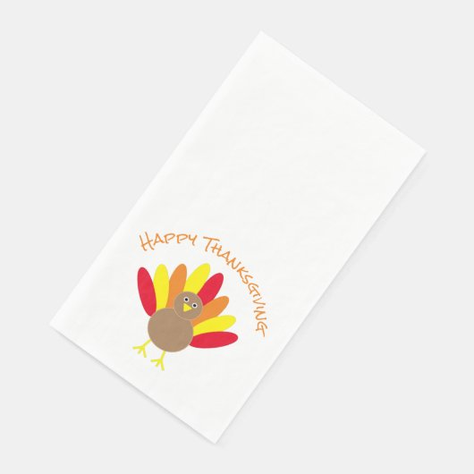 Serviette En Papier Serviettes d'hôtes en papier bon thanksgiving (Coin)