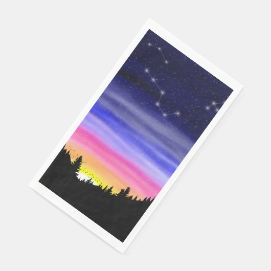 Serviette En Papier Serviettes d'hôtes en papier de nuit Diamond (Coin)