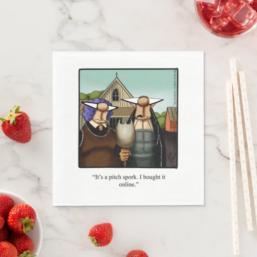 Serviette En Papier Serviettes d'Humour de Thanksgiving (En situation)