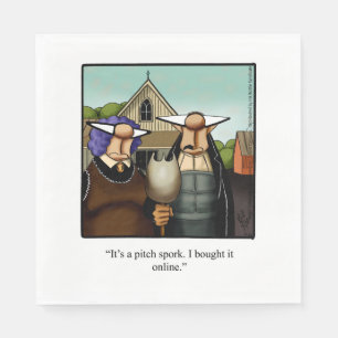 Serviette En Papier Serviettes d'Humour de Thanksgiving