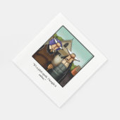 Serviette En Papier Serviettes d'Humour de Thanksgiving (Coin)