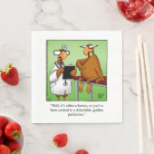 Serviette En Papier Serviettes d'Humour de Thanksgiving (En situation)