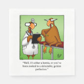 Serviette En Papier Serviettes d'Humour de Thanksgiving (Devant)