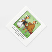 Serviette En Papier Serviettes d'Humour de Thanksgiving (Coin)