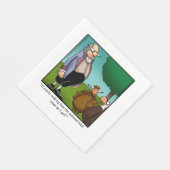 Serviette En Papier Serviettes d'Humour de Thanksgiving (Coin)