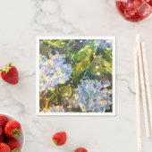 Serviette En Papier Serviettes d'impression d'aquarelle Hydrangea (En situation)