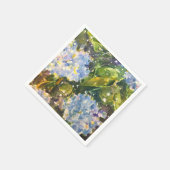 Serviette En Papier Serviettes d'impression d'aquarelle Hydrangea (Coin)
