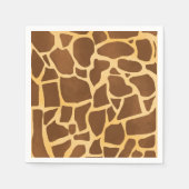 Serviette En Papier Serviettes d'impression Giraffe (Devant)