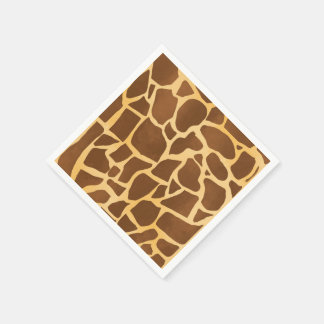 Serviette En Papier Serviettes d'impression Giraffe