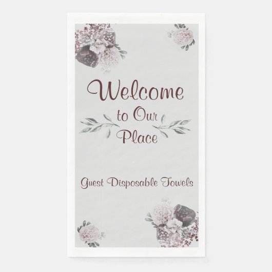 Serviette En Papier Serviettes disponibles à la clientèle Bienvenue ch (Devant)