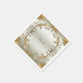 Serviette En Papier Serviettes dorées (Coin)