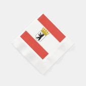 Serviette En Papier Serviettes Drapeau de Berlin (Coin)
