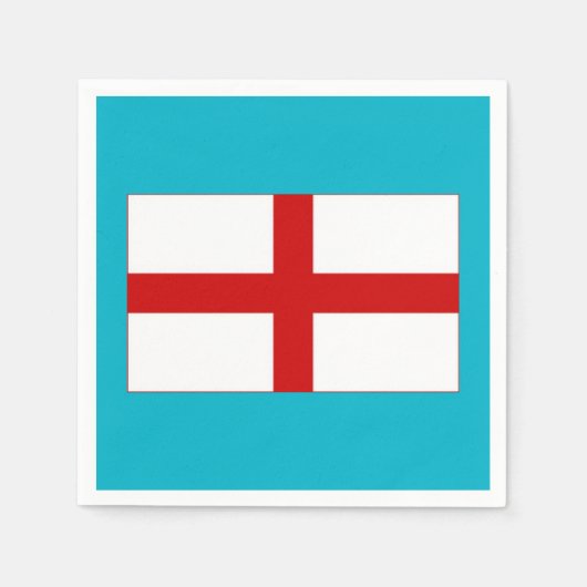 Serviette En Papier Serviettes Drapeau de l'Angleterre (Devant)