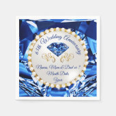 Serviette En Papier Serviettes du 65e anniversaire, superbe design Sap (Devant)