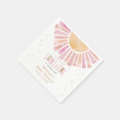 Serviette En Papier Serviettes du Baby shower Sunshine Boho (Coin)