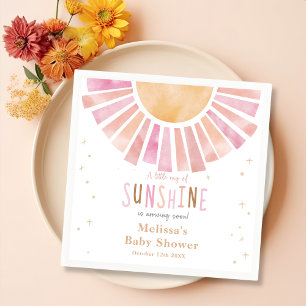 Serviette En Papier Serviettes du Baby shower Sunshine Boho