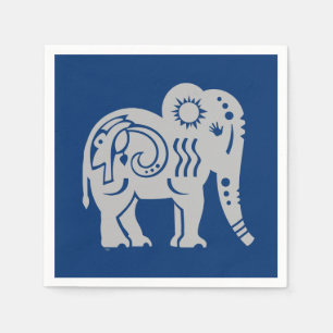 Serviette En Papier Serviettes du géant sacré (gris)