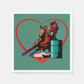 Serviette En Papier Serviettes du Western Rodeo Barrel Racing Party (Devant)