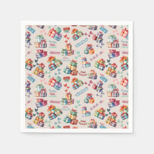 Serviette En Papier Serviettes Eid Mubarak – Boîtes Cadeaux Colorées