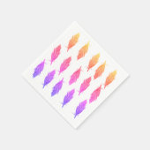 Serviette En Papier Serviettes élégantes en plumes (Coin)