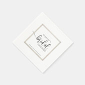 Serviette En Papier Serviettes élégantes pour fête de mariage (Coin)