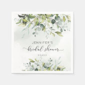 Serviette En Papier Serviettes élégantes pour la douche de la mariée à (Devant)