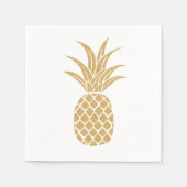 Serviette En Papier Serviettes en ananas Regal Gold (Devant)