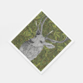 Serviette En Papier Serviettes en bois (Coin)