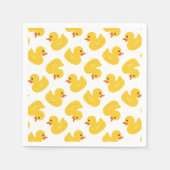 Serviette En Papier Serviettes en caoutchouc jaune - Baby shower & Bir (Devant)