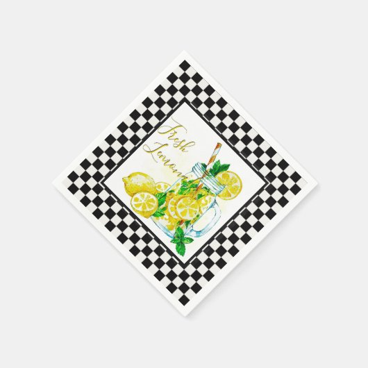 Serviette En Papier Serviettes en citronnelle (Coin)