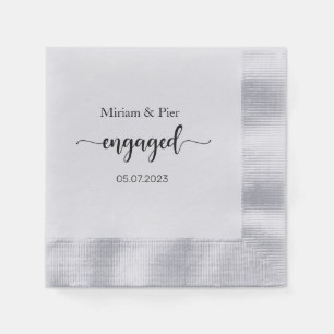 Serviette En Papier Serviettes en deux feuilles personnalisées