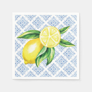 Serviette En Papier Serviettes en Fête des mariées citron, serviettes