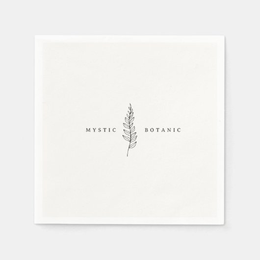 Serviette En Papier Serviettes en feuilles naturelles (Devant)