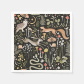 Serviette En Papier Serviettes en Forêt Sombre (Devant)
