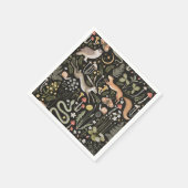 Serviette En Papier Serviettes en Forêt Sombre (Coin)