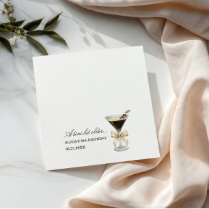Serviette En Papier Serviettes en forme de nœud papillon pour martini