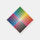 Serviette En Papier serviettes en grille couleur (Coin)