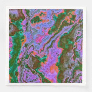 Serviette En Papier Serviettes en marbre aigre