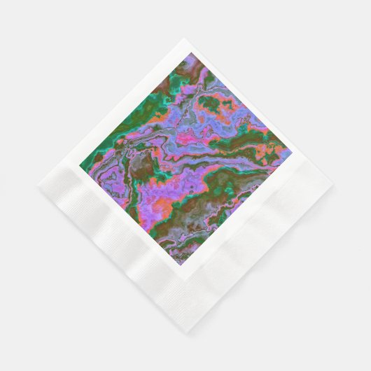 Serviette En Papier Serviettes en marbre aigre (Coin)